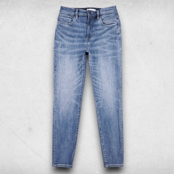 Carve Designs Carson Jeans Women 6 Blue Tapered Organic Casual Chic Trendy - Picture 1 of 10